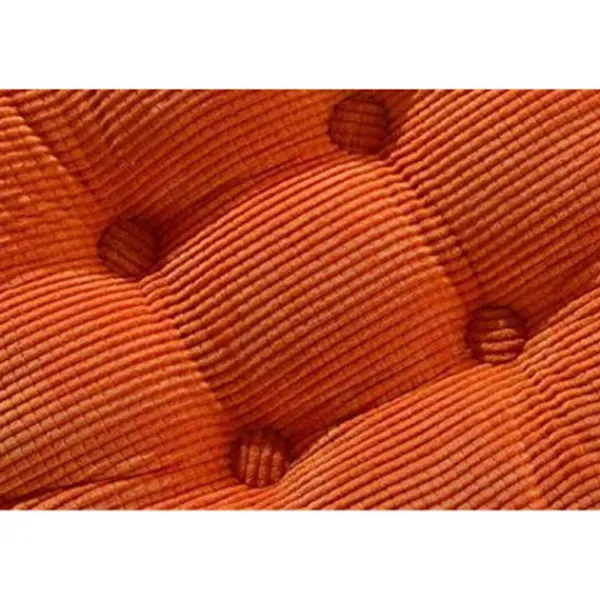 Sittpuffar>Stolsdyna fåtölj sittdyna soffdyna för inomhus och utomhus, fyrkantig, olika färger, tjock stoppning, 38 * 38 cm (vibrerande orange)yux