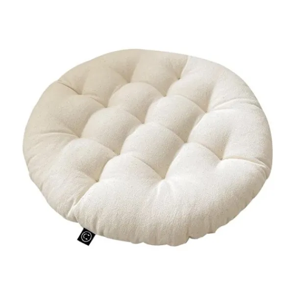 Sittpuffar>Stolsdyna i vit färg - Mått: 40x40x6cm,,A