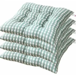 Stolar>Stolsdyna 40x40 cm, Set om 4 dynor (Grön)