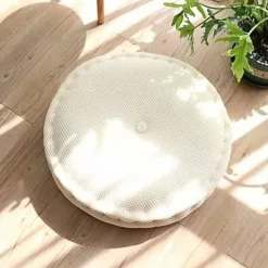 Sittpuffar>Stolsdynor, Sittdynor för Hemmakontor Trädgård Kök och Vardagsrumsdekoration 40cm (Vit)