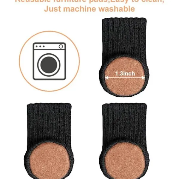 Stolar>Stolsocka för Stolben, Möbelben, Halkskydd för Kostym