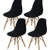 Stolar>Stolsöverdrag i modern stil från mitten av århundradet, skalstolsöverdrag, loungefåtöljöverdrag utan armstöd, stretchiga överdrag för kök, kontor, matsal och vardagsrum | Fyndiq