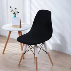 Stolar>Stolsöverdrag i modern stil från mitten av århundradet, skalstolsöverdrag, loungefåtöljöverdrag utan armstöd, stretchiga överdrag för kök, kontor, matsal och vardagsrum | Fyndiq
