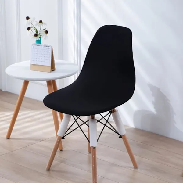 Stolar>Stolsöverdrag i modern stil från mitten av århundradet, skalstolsöverdrag, loungefåtöljöverdrag utan armstöd, stretchiga överdrag för kök, kontor, matsal och vardagsrum | Fyndiq