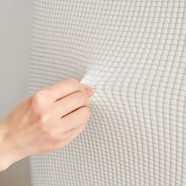 Stolar>Stolsöverdrag Modernt Matsalsstolsöverdrag Inomhus Stretch Vit Stolsöverdrag 6-pack Sittskydd C
