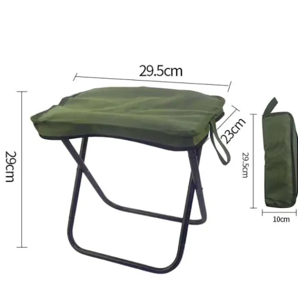 The Gift of the Magi Pallar>Stor hopfällbar utomhusstol - bärbar campingpall lämplig för fiske, tågresor och vandring - bekväm och lätt att bära.