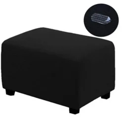 Sittpuffar>Stretch Ottoman Cover Ottoman Slip Cover Ottoman Protector Storage