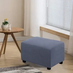 Sittpuffar>Stretch Ottoman Cover Puff Cover Puff Protector Puff Förvaring