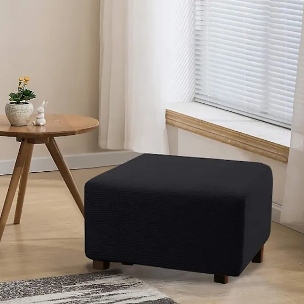 Sittpuffar>Stretch Ottomanöverdrag Ottoman Slipcover Ottoman Skydd