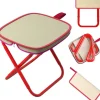 Pallar>Styck (Röd) Hopfällbar Campingpall, Bärbar Fällpall, Hopfällbara Campingpallar, Bärbar Campingsits, Hopfällbar Campingpall, Utomhus Fällpall, Mini