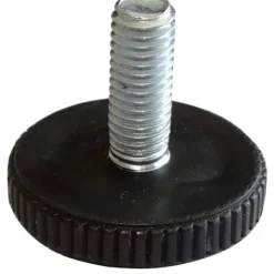 Stolar>Svart M8 justerbar möbelfot att skruva i Ø40 H23mm (10 st)
