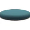 Sittpuffar>Tjock Rund Stolskudde, Avtagbar Trädgårdsstolskudde, Memory Foam Inomhus Utomhus Stolskudde, 30 cm Teal, A