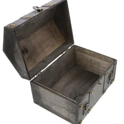 Kistor & Koffertar>Träförvaringslåda Smyckeskrin Vintage Smyckeskrin Minnesskrin Med Lock Skattkista