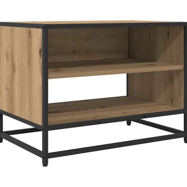 vidaXL Tv-Bänkar>TV Enheter Artisan Ek 61 x 40 x 46 cm Konstruerat trä
