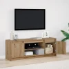 vidaXL Tv-Bänkar>TV Enheter Brun 139,5 x 34 x 50 cm Konstruerat trä