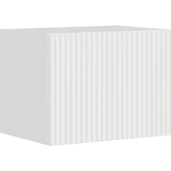 vidaXL Tv-Bänkar>TV Vägghylla Glansig Vit 60 x 31 x 29.5 cm Konstruerat trä
