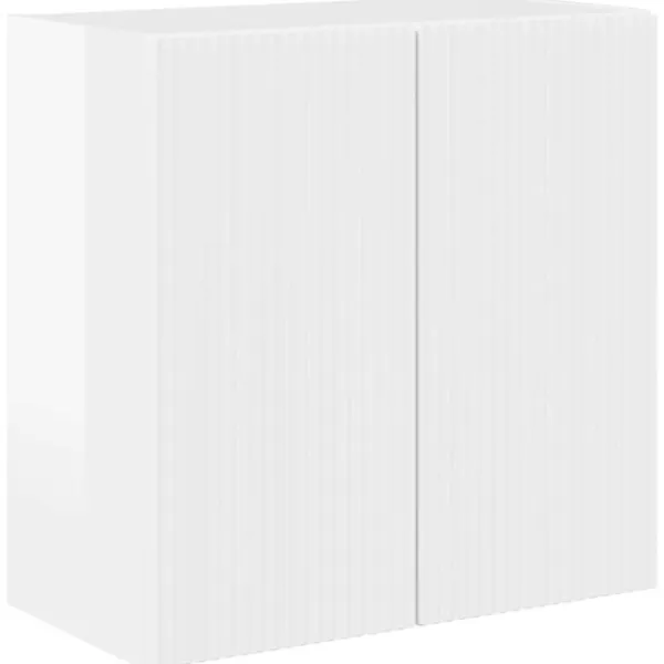 vidaXL Tv-Bänkar>TV Vägghylla Högblanka vita 59,5 x 31 x 60 cm Konstruerat trä
