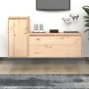 vidaXL Tv-Bänkar>Tv-bänk 2 st massiv furu
