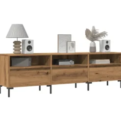 vidaXL Tv-Bänkar>Tv-bänk artisan ek 150x30x44,5 cm konstruerat trä