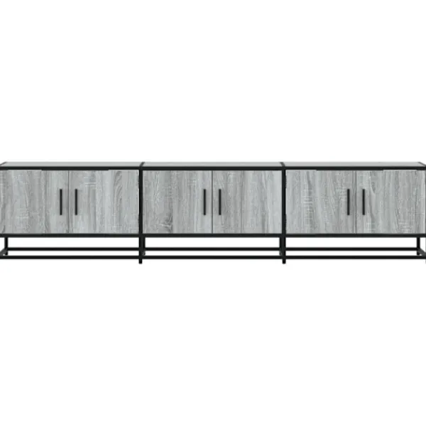 vidaXL Tv-Bänkar>Tv-bänk grå sonoma 180x35x41 cm konstruerat trä