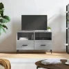 vidaXL Tv-Bänkar>Tv-bänk grå sonoma 80x36x50 cm konstruerat trä