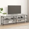 vidaXL Tv-Bänkar>Tv-bänk grå sonoma 160x30x50 cm konstruerat trä