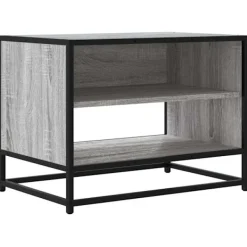 vidaXL Tv-Bänkar>Tv-bänk grå sonoma 61x40x46 cm konstruerat trä och metall