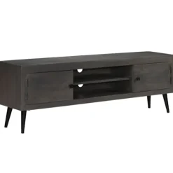 vidaXL Tv-Bänkar>TV-bänk massivt mangoträ 140x30x45 cm