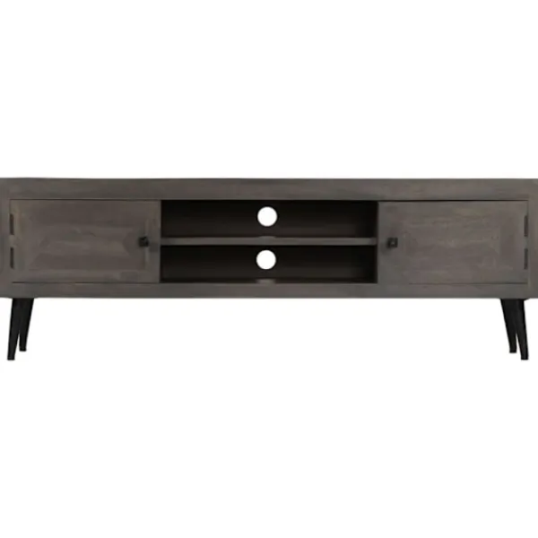 vidaXL Tv-Bänkar>TV-bänk massivt mangoträ 140x30x45 cm