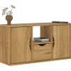 vidaXL Tv-Bänkar>TV-bänk med låda "ODDA" 79x24x40 cm massiv furu