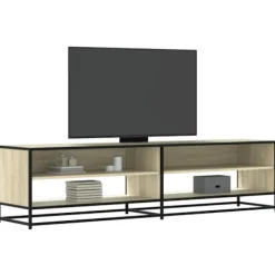vidaXL Tv-Bänkar>Tv-bänk sonama-ek 180,5x40x46 cm konstruerat trä
