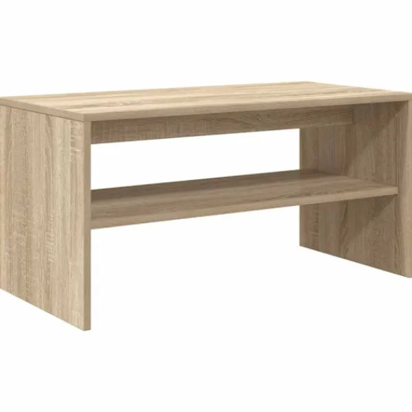 vidaXL Soffbord>Tv-bänk sonoma-ek 80x40x40 cm konstruerat trä