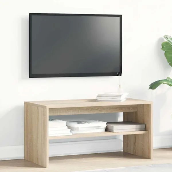 vidaXL Soffbord>Tv-bänk sonoma-ek 80x40x40 cm konstruerat trä