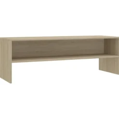 vidaXL Tv-Bänkar>Tv-bänk sonoma-ek 120x40x40 cm konstruerat trä