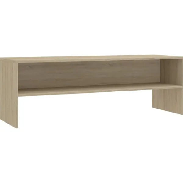 vidaXL Tv-Bänkar>Tv-bänk sonoma-ek 120x40x40 cm konstruerat trä