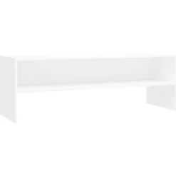 vidaXL Tv-Bänkar>Tv-bänk vit 120x40x40 cm konstruerat trä