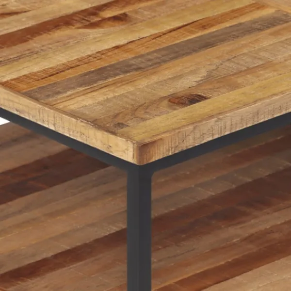 vidaXL Tv-Bänkar>Tv-bänk 110x30x39 cm massiv återvunnen teak