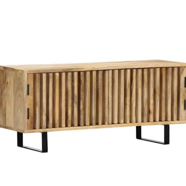 vidaXL Tv-Bänkar>TV-bänk 90x30x40 cm massivt mangoträ