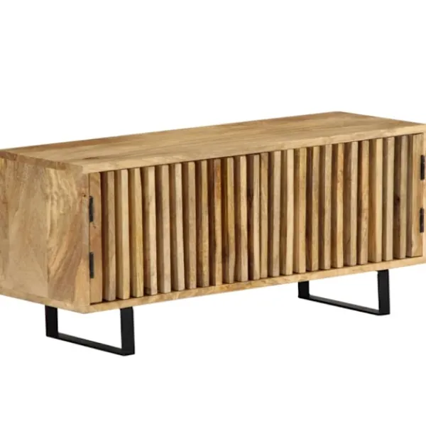 vidaXL Tv-Bänkar>TV-bänk 90x30x40 cm massivt mangoträ