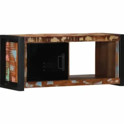 vidaXL Tv-Bänkar>Tv-bänk 80x30x35 cm massivt återvunnet trä