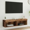 vidaXL Tv-Bänkar>TV-möbler 2 pcs Gammalt trä 60 x 30 x 30 cm Konstruerat trä
