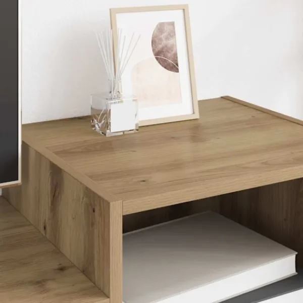 vidaXL Tv-Bänkar>TV-skåp Artisan Ek 160 x 35 x 55 cm Konstruerat trä