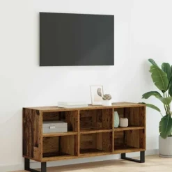 vidaXL Tv-Bänkar>TV-skåp Gammalt trä 103,5 x 30 x 50 cm Konstruerat trä