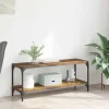 vidaXL Tv-Bänkar>TV-skåp Gammalt trä 100x33x41cm Konstruerat trä och järn
