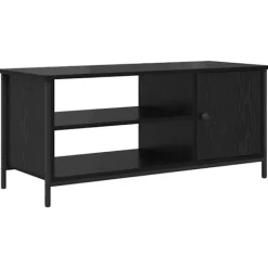 vidaXL Tv-Bänkar>TV-skåp Svart Ek 100 x 40 x 45 cm Konstruerat trä