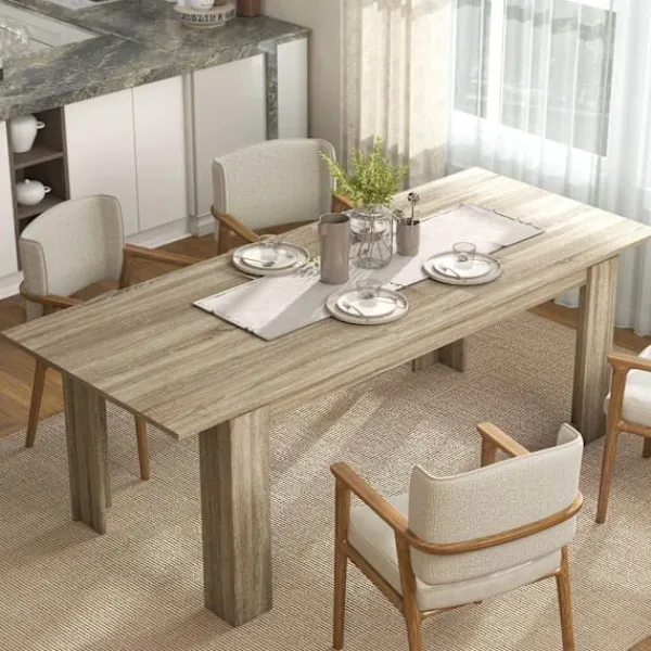Northio Matbord>Utdragbart matbord, 180-260 cm, stolar 6-10, trä