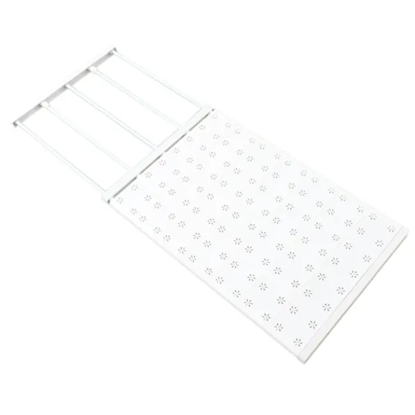 Hyllor>Utrymmesbesparande Stansfri Garderobshylla Stark Lastkapacitet Hem Garderobsavdelare 73-125 cm 28,7-49,2 tum