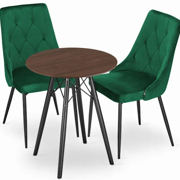 Valora Matgrupper>KOVA 60 Bordsset Ask Runt Modern Design x2