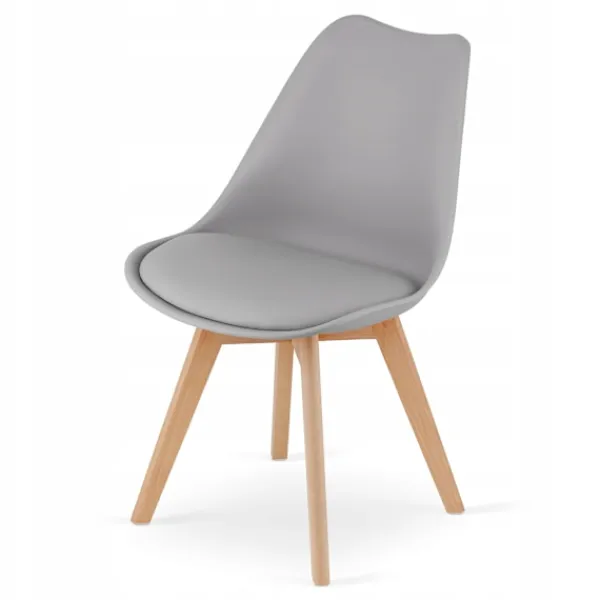 Valora Matgrupper>SET MED REKTANGULÄRA BORD YURO 120x80 Vit + 4 Stolar Grå