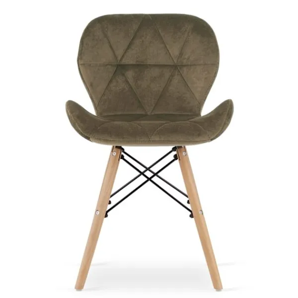 Valora Fåtöljer>WAKO Sammetsfåtölj - Modern Ergonomisk Design, Brun x 2